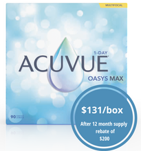 Load image into Gallery viewer, Acuvue Oasys Max 1-Day Multifocal - 90 Lenses