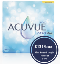 Load image into Gallery viewer, Acuvue Oasys Max 1-Day Multifocal - 90 Lenses