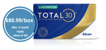 Load image into Gallery viewer, Alcon Total 30 Astigmatism- 6 Lenses