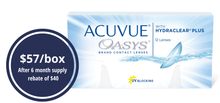 Load image into Gallery viewer, Acuvue Oasys with Hydraclear Plus - 12 Lenses