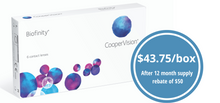 Load image into Gallery viewer, Cooper Biofinity - 6 Lenses