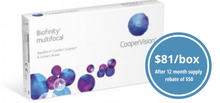 Load image into Gallery viewer, Cooper Biofinity Multifocal - 6 Lenses
