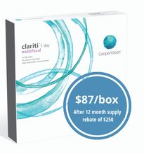 Load image into Gallery viewer, Cooper Clariti 1 Day Multifocal - 90 Lenses