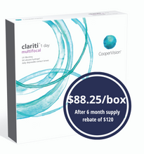 Load image into Gallery viewer, Cooper Clariti 1 Day Multifocal - 90 Lenses