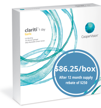Load image into Gallery viewer, Cooper Clariti 1 Day Toric - 90 Lenses