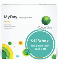 Load image into Gallery viewer, Cooper My Day Toric- 90 Lenses