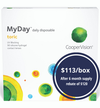 Load image into Gallery viewer, Cooper My Day Toric- 90 Lenses