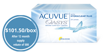 Load image into Gallery viewer, Acuvue Oasys with Hydraclear Plus - 24 Lenses