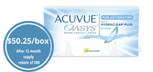 Load image into Gallery viewer, Acuvue Oasys For Astigmatism - 6 Lenses