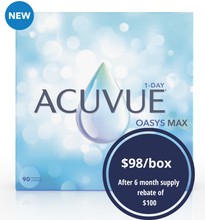 Load image into Gallery viewer, Acuvue Oasys Max 1-Day - 90 Lenses
