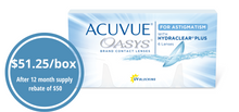 Load image into Gallery viewer, Acuvue Oasys For Astigmatism - 6 Lenses
