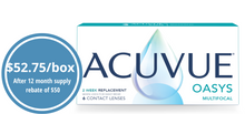 Load image into Gallery viewer, Acuvue Oasys Multifocal - 6 Lenses
