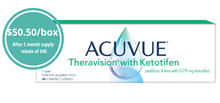 Load image into Gallery viewer, Acuvue Theravision with Ketotifen - 30 Lenses
