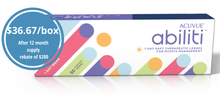 Load image into Gallery viewer, Acuvue Abiliti 1-Day For Myopia - 30 Lenses
