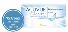 Load image into Gallery viewer, Acuvue Oasys with Hydraclear Plus - 12 Lenses
