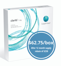 Load image into Gallery viewer, Cooper Clariti 1 Day - 90 Lenses
