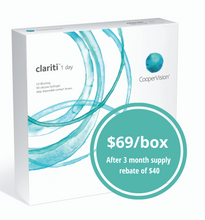 Load image into Gallery viewer, Cooper Clariti 1 Day - 90 Lenses
