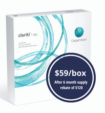 Load image into Gallery viewer, Cooper Clariti 1 Day - 90 Lenses

