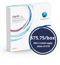 Load image into Gallery viewer, Cooper Clariti 1 Day Multifocal 3 Add - 90 Lenses
