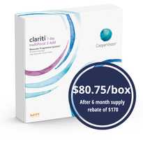 Load image into Gallery viewer, Cooper Clariti 1 Day Multifocal 3 Add - 90 Lenses
