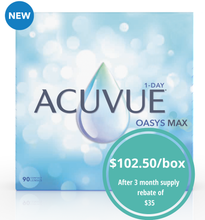 Load image into Gallery viewer, Acuvue Oasys Max 1-Day - 90 Lenses
