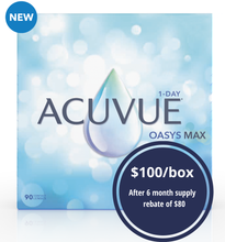 Load image into Gallery viewer, Acuvue Oasys Max 1-Day - 90 Lenses
