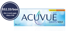 Load image into Gallery viewer, Acuvue Oasys Max 1-Day Multifocal for Astigmatism - 30 Lenses

