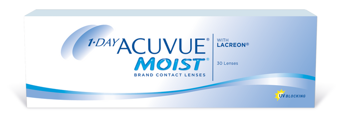 1-Day Acuvue Moist - 30 Lenses - Oakville Optometry