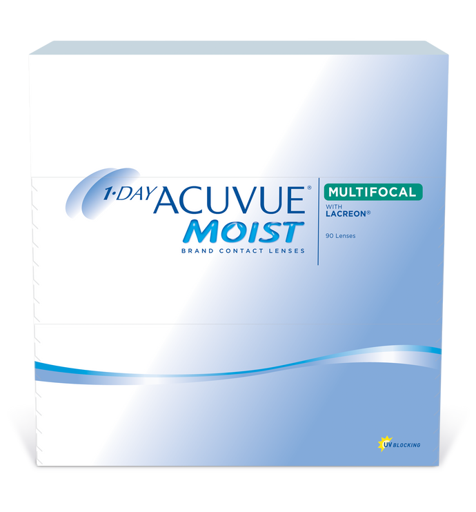 1-Day Acuvue Moist Multifocal - 90 Lenses - Oakville Optometry