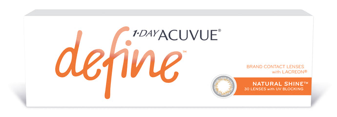 1-Day Acuvue Define Natural Shine - 30 Lenses - Oakville Optometry