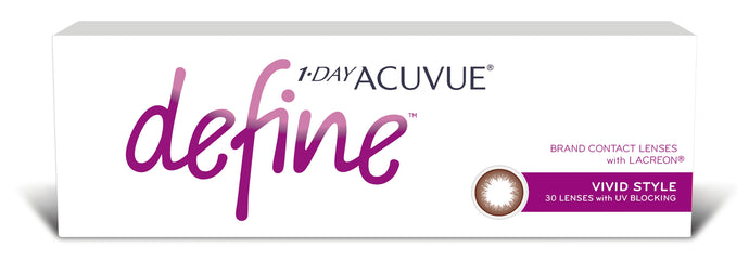 1-Day Acuvue Define Vivid - 30 Lenses - Oakville Optometry