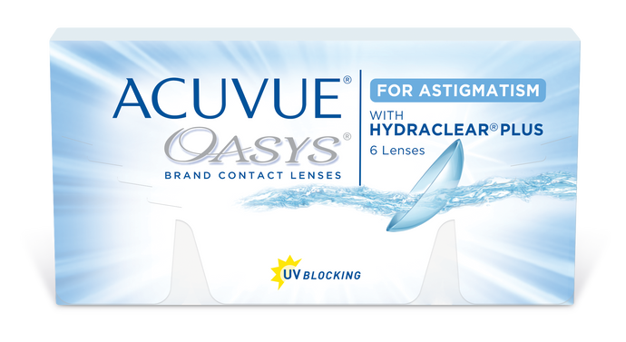 Acuvue Oasys For Astigmatism - 6 Lenses - Oakville Optometry