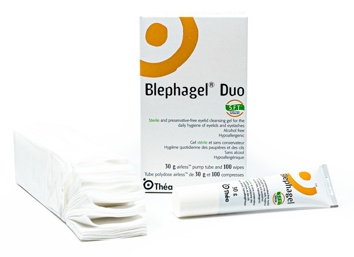 Thea Blephagel Duo 30g tube + 100 wipes