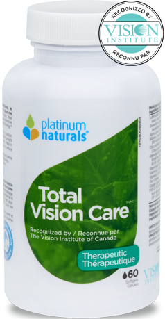 Platinum Naturals Total Vision Care Therapeutic - 60 softgel capsules - Oakville Optometry